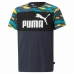 Børne Kortærmet T-shirt Puma Essentials+ Camouflage Drenge Sort