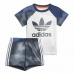 Спортен Комплект за Деца Adidas Camouflage Print  Бял