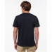 Camiseta de Manga Corta Hombre Rip Curl Horizon Badge Negro Hombre