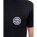 Camiseta de Manga Corta Hombre Rip Curl Horizon Badge Negro Hombre