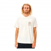 Camiseta de Manga Corta Hombre Rip Curl Amarillo Hombre 