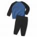 Fato de Treino Infantil Puma Minicats Essentials Raglan Preto Azul