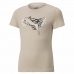 Tricou cu Mânecă Scurtă pentru Copii Puma Bej