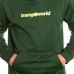 Felpa con Cappuccio Uomo Trangoworld Login Verde