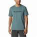 Kortærmet T-shirt til Mænd Columbia CSC Basic Logo Cyan