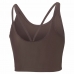 Sporttopje voor dames Puma Studio Ultrabare Strappy Bruin