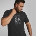 Vīriešu Krekls ar Īsām Piedurknēm Puma Performance Logo Melns Vīriešu
