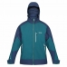 Chaqueta Deportiva para Hombre Regatta Hewitts VII Azul Verde Capucha