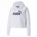 Moteriškasdžemperis su gobtuvu Puma Essentials Logo Balta