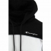 Sudadera con Capucha Hombre Champion Negro Blanco