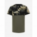 Barn T-shirt med kortärm Converse Blocked Camo Gul