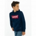 Felpa con Cappuccio Bambino S KNIT TOP Levi's E8778 Blu scuro