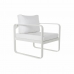 Divano da Giardino DKD Home Decor Bianco Alluminio 78 cm 184 x 72 x 78 cm  