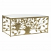 Mesa de Centro DKD Home Decor Metal Espelho 110 x 60 x 46 cm