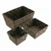 Veelzijdige mand Versa Chocolade (14 x 9 x 14 cm)