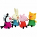 Jouet Peluche Jemini Peppa Pig Lot 4 Unités