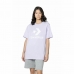 Lühikeste varrukatega T-särk, meeste ja naiste Converse Standard Fit Center Front Large Lavendel
