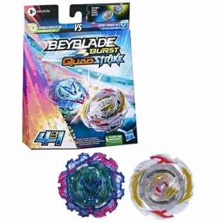 Hasbro Beyblade Burst QuadStrike Dragon and Achilles Dual Pack