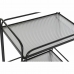 Mobilier tip Chelneriță DKD Home Decor Črna Kovina Kristal 60,5 x 40,5 x 75,5 cm