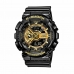 Horloge Heren Casio GA-110GB-1AER Zwart Grijs Goud