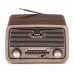 Raadio Kooltech Am/Fm/Sw Bluetooth Pruun