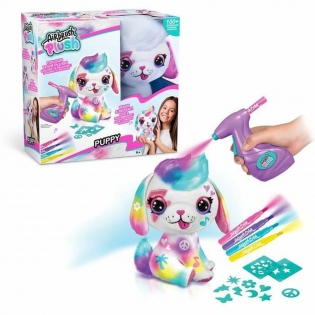 Airbrush Plush Puppy - Soft and Customizable 8 Plush Craft Kit 