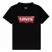 Barne Kortermet T-skjorte Levi's Batwing Boy Dark Svart