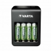 Carregador + Pilhas Recarregáveis Varta LCD Plug Charger+ 200 mAh