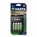 Carregador + Pilhas Recarregáveis Varta LCD Plug Charger+ 200 mAh