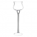 Candelabro Transparente Cristal 16 x 16 x 60 cm