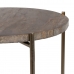 Stranska miza 32 x 32 x 54,5 cm Rjava Marmor Železo