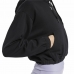 Дамски суичър с качулка Reebok Sportswear Cropped Черен