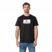 Heren-T-Shirt met Korte Mouwen Rip Curl Hallmark Zwart