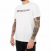 Miesten T-paita Tommy Hilfiger Logo Chest Valkoinen