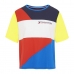 Női rövidujjú póló Tommy Hilfiger Colour-Blocked Kék