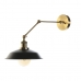 Lampă de Perete DKD Home Decor Negru Auriu* Metal 50 W Vintage 220 V 26 x 53 x 23 cm