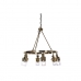 Deckenlampe DKD Home Decor 66 x 66 x 60 cm Kristall Gold Metall 40 W