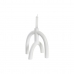 Candelabro DKD Home Decor Scandi 21,5 x 21,5 x 23 cm Branco Resina