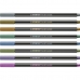 Set of Felt Tip Pens Stabilo Pen 68 metallic 8 Pieces Multicolour