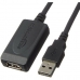 Καλώδιο USB 480 Mbps Αρσενικό/Θηλυκό 9,75 m Μαύρο (Ανακαινισμenα A+)