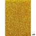 Papel Fama Glitter Borracha Eva Dourado 50 x 70 cm (10 Unidades)