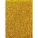 Papel Fama Glitter Borracha Eva Dourado 50 x 70 cm (10 Unidades)