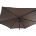 Parasol DKD Home Decor Preto Castanho Aço 300 x 300 x 250 cm