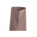 Vase DKD Home Decor 15 x 11 x 45 cm Beige Rosa Jern (2 enheter)