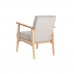 Lænestol DKD Home Decor 63 x 68 x 81 cm Natur Grå Beige Fyrretræ