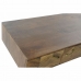 Mesa de Centro DKD Home Decor Metal Madeira de mangueira (120 x 60,5 x 46 cm)