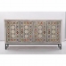 Sofabord DKD Home Decor Metal Mangotræ (116 x 60 x 51 cm)