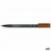 Permanente markeerstift Staedtler Lumocolor Bruin (10 Stuks)