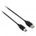 USB A til USB B Kabel V7 V7E2USB2AB-05M Svart 5 m