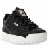 Scarpe Sportive da Donna Fila Sportswear Heritage Disruptor Low Nero